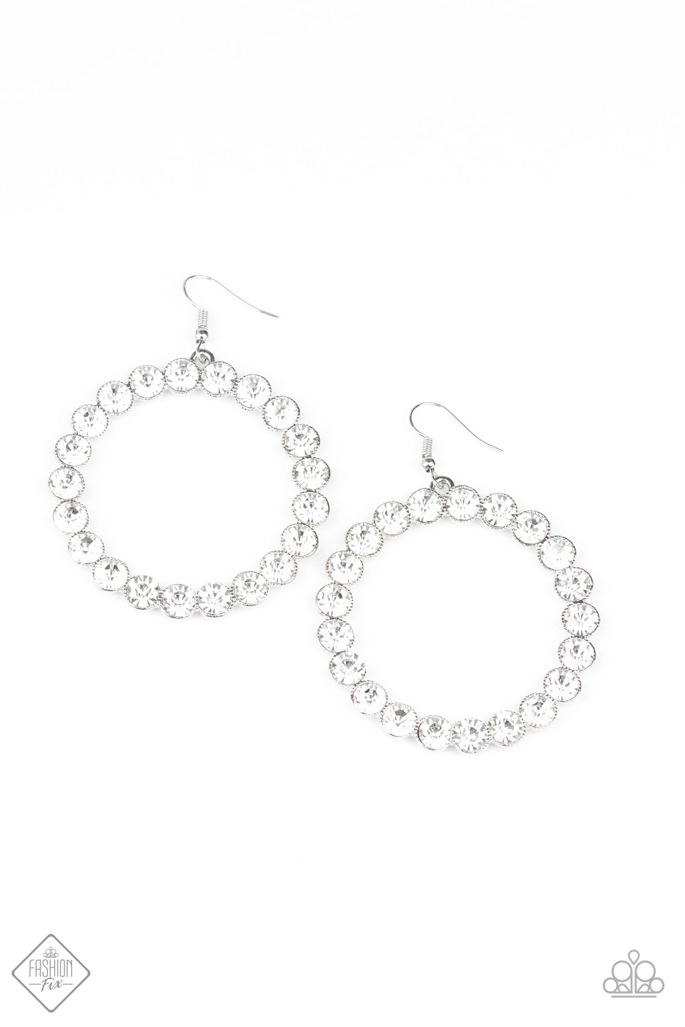 Welcome to the Glam-boree White Earrings