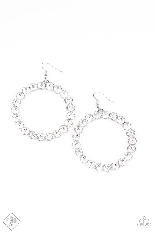 Welcome to the Glam-boree White Earrings