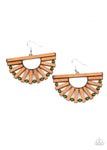 Wooden Wonderland Green Earrings