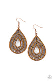 5th Avenue Attraction Copper Earrings