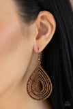 5th Avenue Attraction Copper Earrings