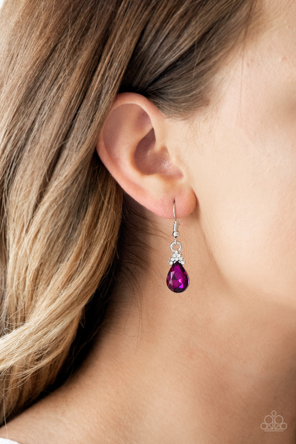 5th Avenue Fireworks Pink Earrings