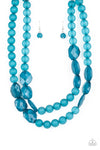 Arctic Art Blue Necklace