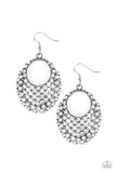 Fierce Flash White Earrings