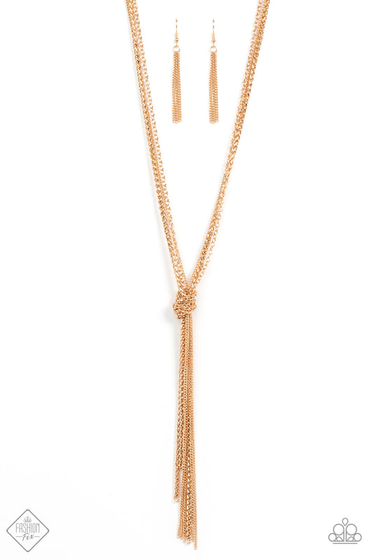 Knot All There Gold Necklace