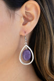 Seasonal Simplicity Purple Earrings