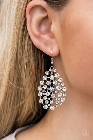 Start with a Bang White Earrings (Feb. 2020 Fashion Fix F. 5th Ave.)