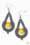 Zoomin Zumba Yellow Earrings