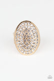 Bling Scene Gold Ring