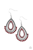 Castle Collection Red Earrings