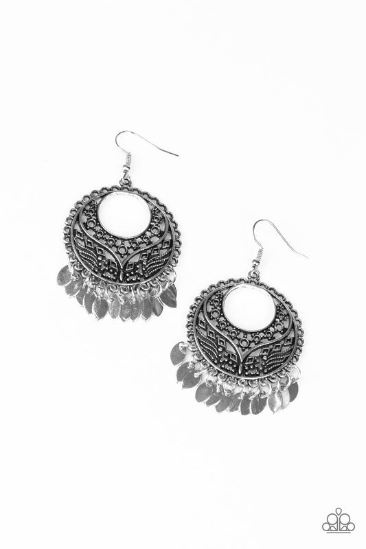 Far Off Horizons Gunmetal Earring