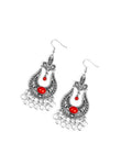 Fiesta Flair- Red Earrings