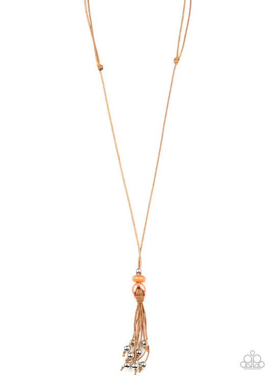 Ocean Child Orange Necklace