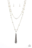 Social Hour White Necklace Set