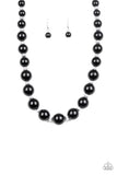 Uptown Heiress Black Pearl Necklace Set