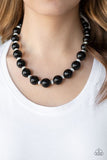 Uptown Heiress Black Pearl Necklace Set