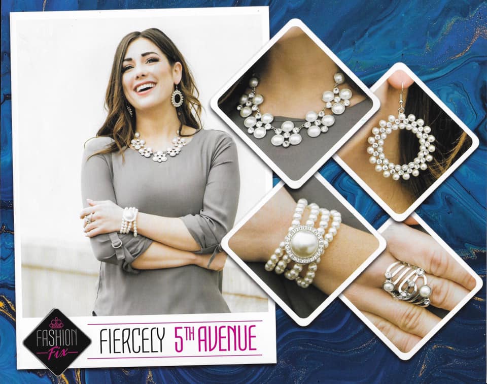 Fashion Fix April 2020 Fiercely 5th Avenue Two-Piece Collection Set (Necklace and Ring ONLY)