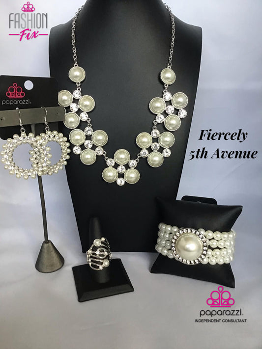 Fashion Fix April 2020 Fiercely 5th Avenue Two-Piece Collection Set (Necklace and Ring ONLY)