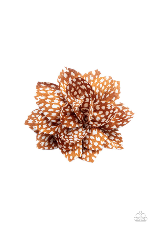 Deep in the Jungle Brown Hair Accessory