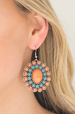 Stone Solstice Orange Earrings