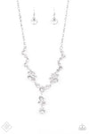 Inner Light White Rhinestone Necklace Set (Feb. 2020 Fashion Fix F. 5th Ave.)