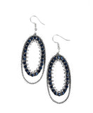 Marry Into Money Blue Earrings