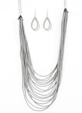 Peacefully Pacific Silver Seed-Bead Necklace Set