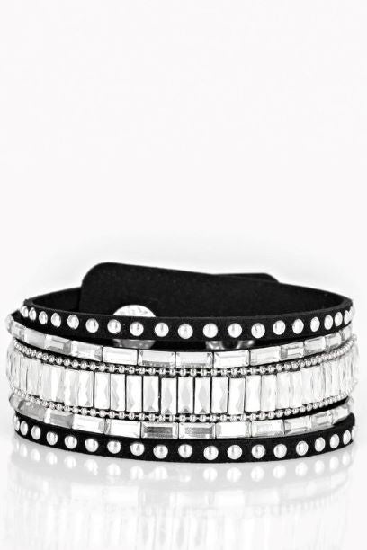 Rock Star Rocker Bracelet-Black