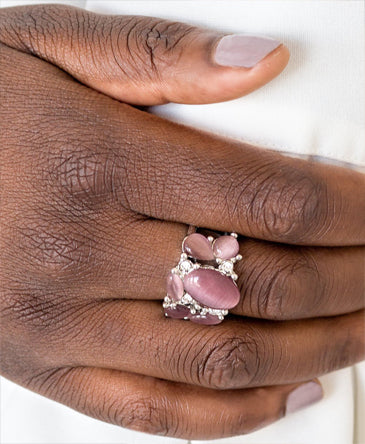 Modern Moonwalk Purple Ring