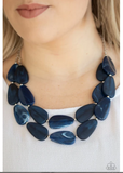 Colorfully Calming Blue Necklace Set