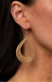 A HOT Mesh Gold Earring