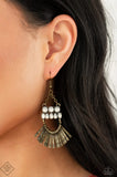 A Flare for Fierceness Brass Earrings