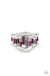 Treasure Chest Charm Purple Ring