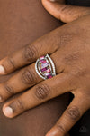 Treasure Chest Charm Purple Ring