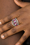 Treasure Chest Charm Purple Ring