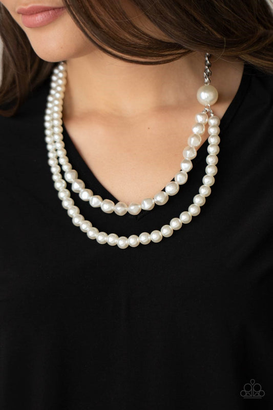 Remarkable Radiance White Pearl Necklace