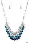 Blue- Run for the Heels Necklace Set